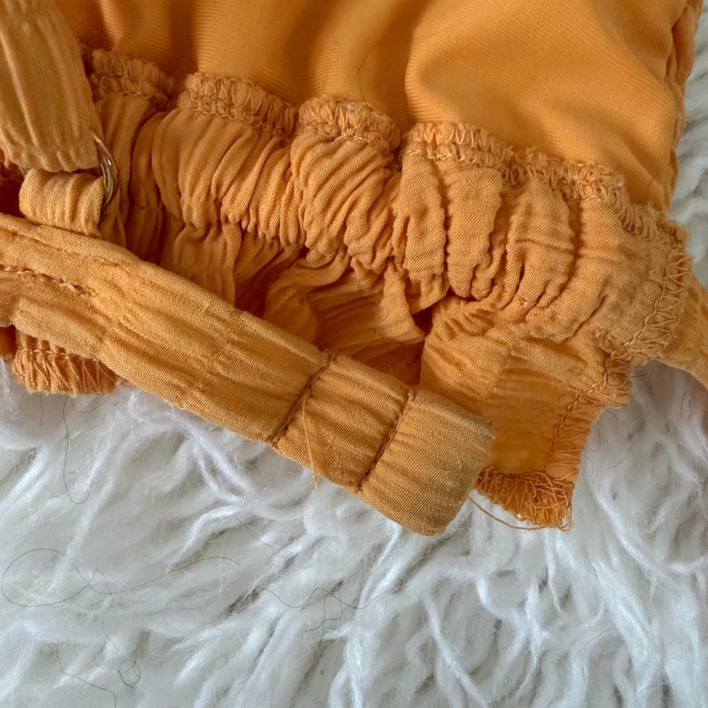 Montce Orange Ruffle Triangle Bikini Set - Picture 9 of 10